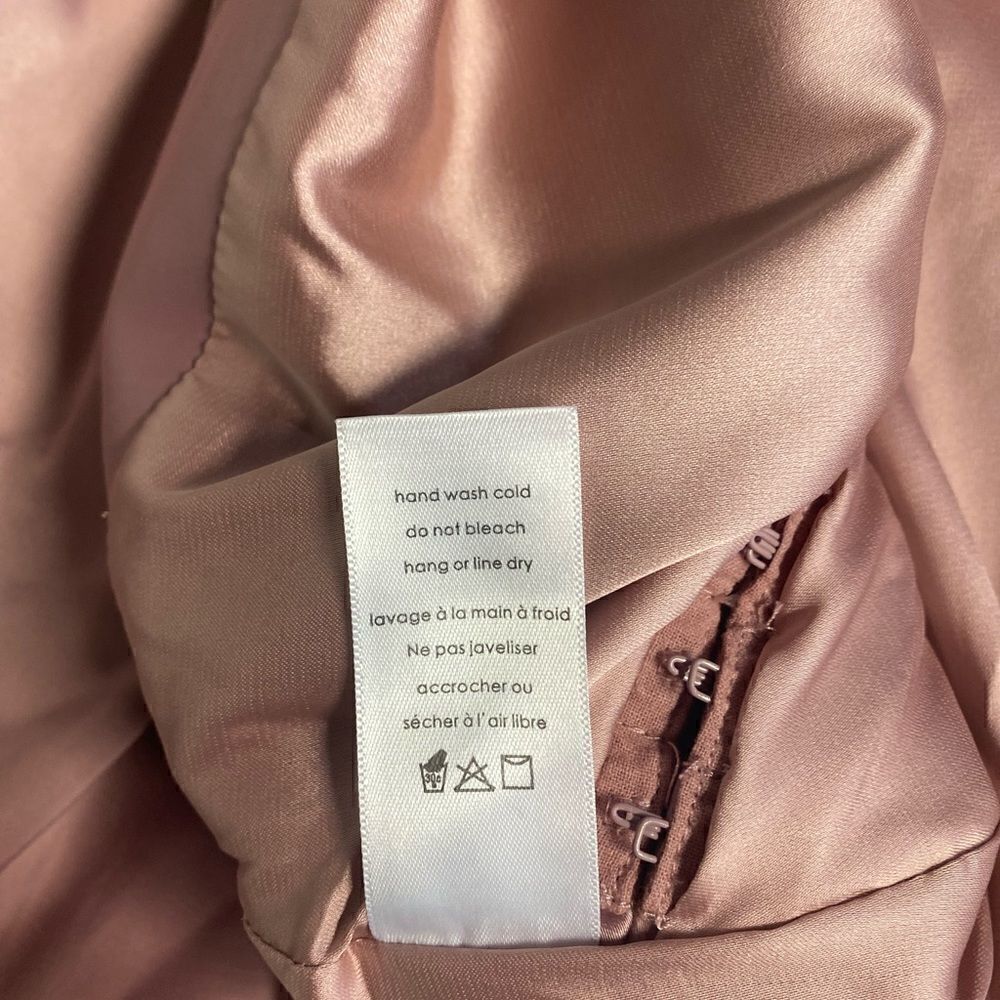 #115 NAKED WARDROBE Satin Slip Maxi Dress - Picture 11 of 11